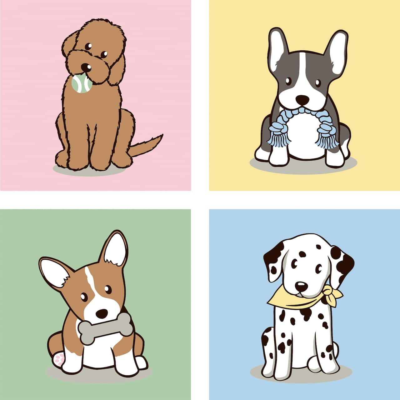 Dogs Paint-by-Number Gallery Mini Kit by Artist's Loft®